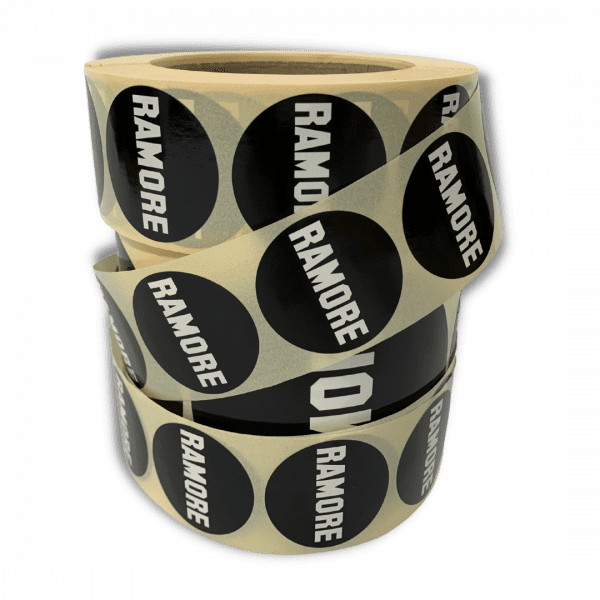 Paper Label on Roll