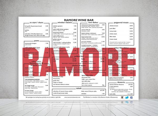 Restaurant Menus