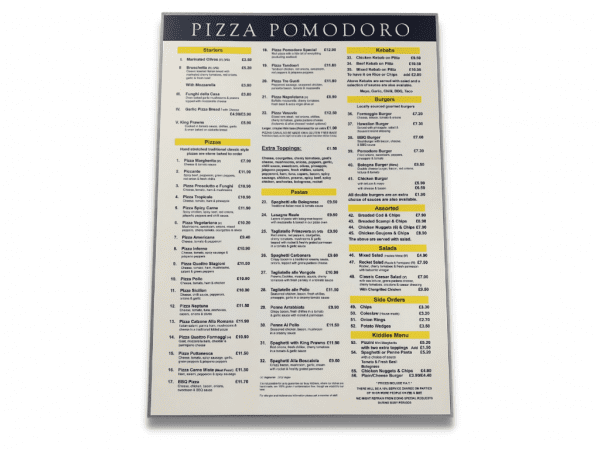 Encapsulated Restaurant Menus - Image 2