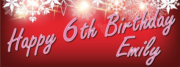 Personalised 21st Happy Birthday Banner Blue Balloons